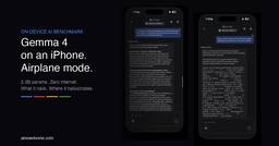 Gemma 4 on an iPhone: here's what a 2B model can actually do