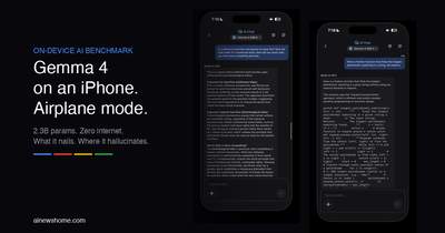 Gemma 4 on an iPhone: here's what a 2B model can actually do